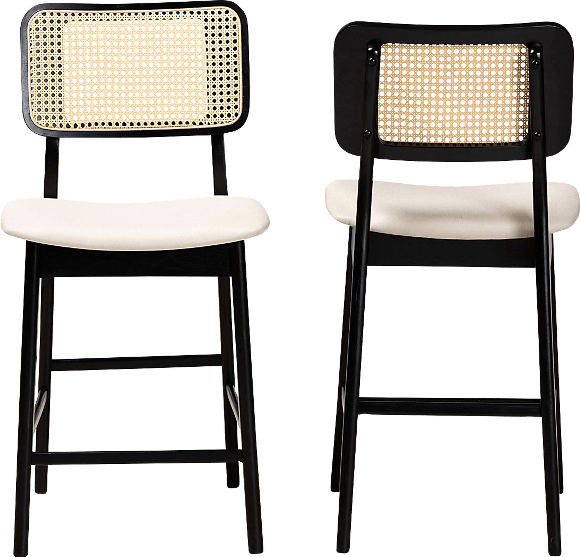Ballardvale Black Counter Stool, Set of 2 - Image 4
