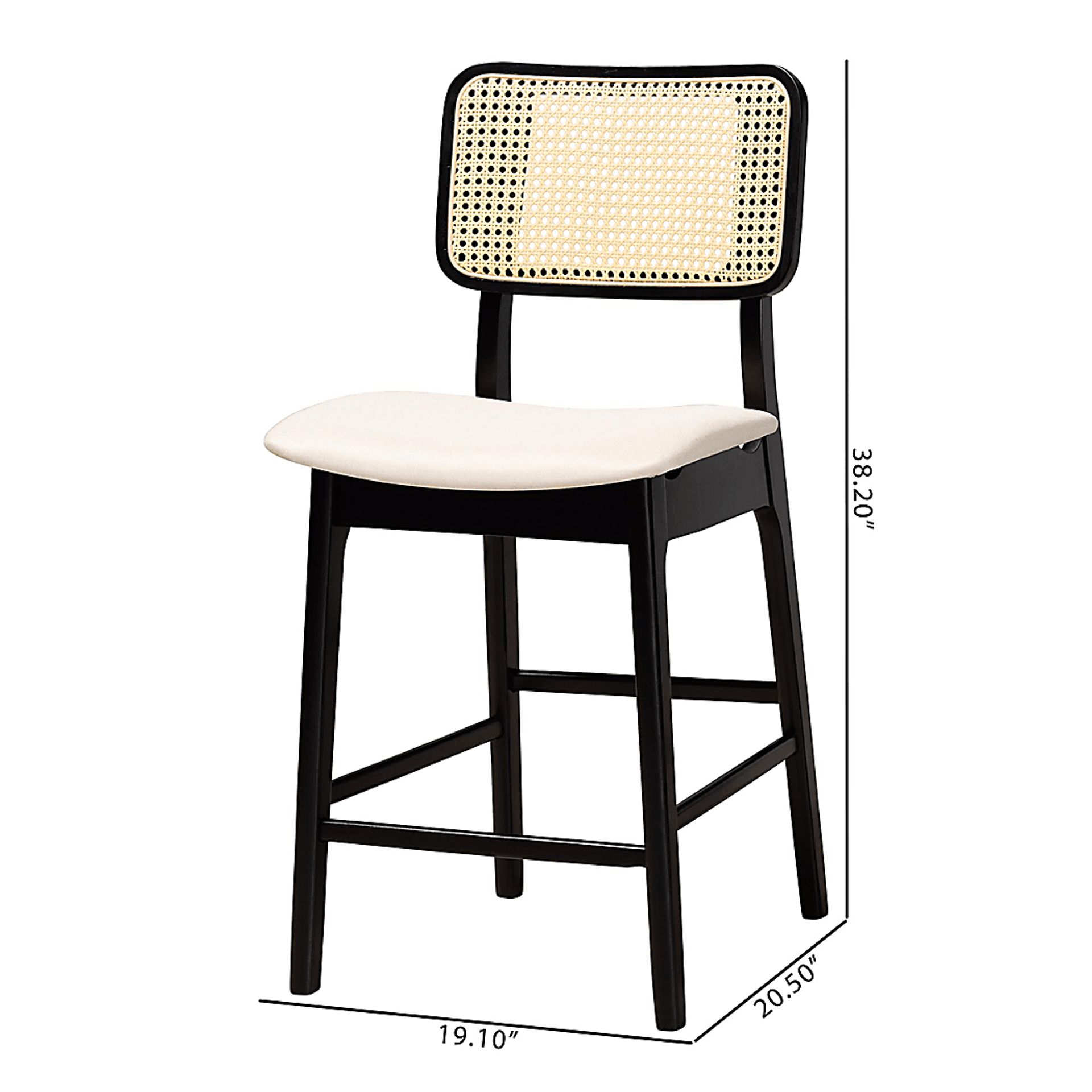 Ballardvale Black Counter Stool, Set of 2 - Image 9