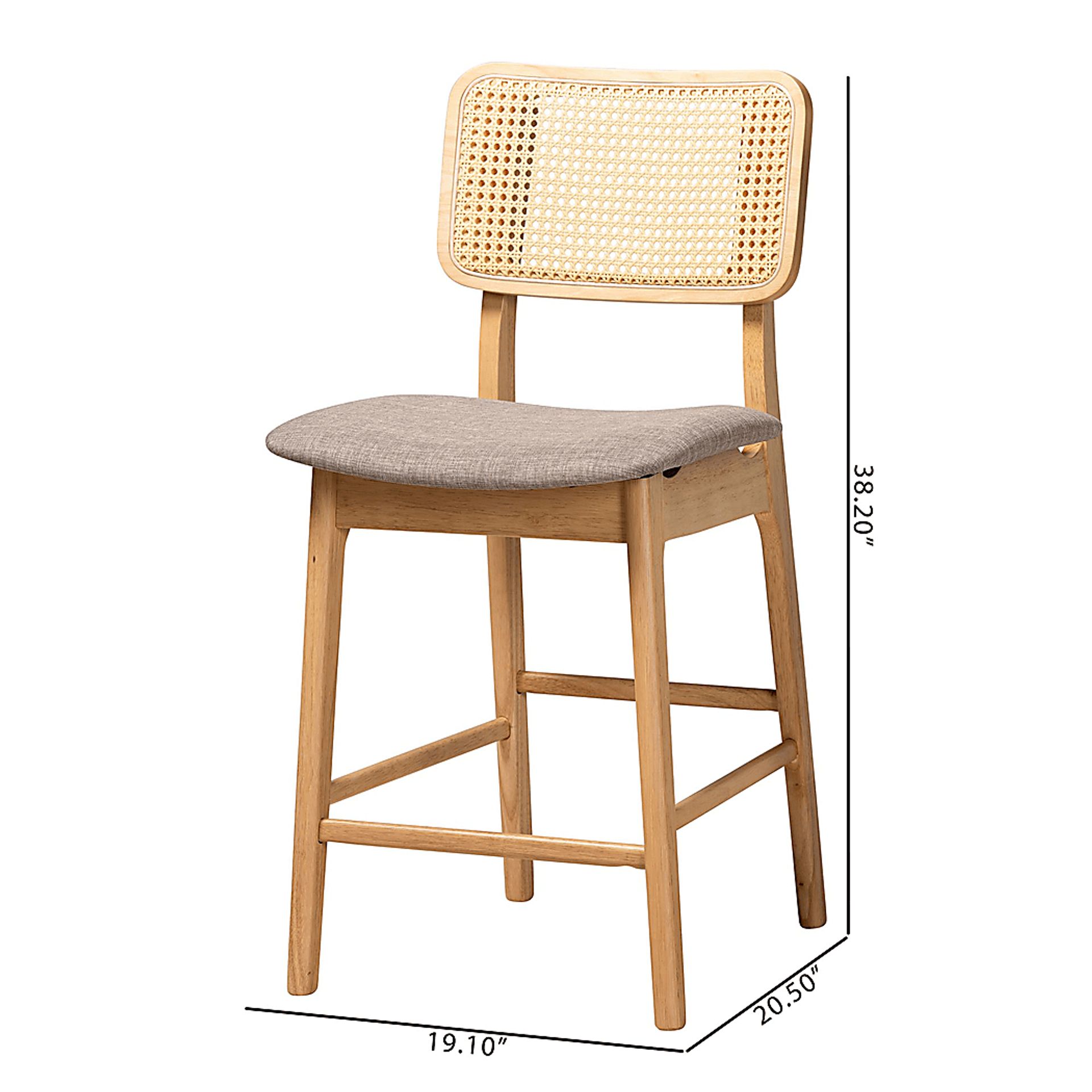 Ballardvale Natural Counter Stool, Set of 2 - Image 9