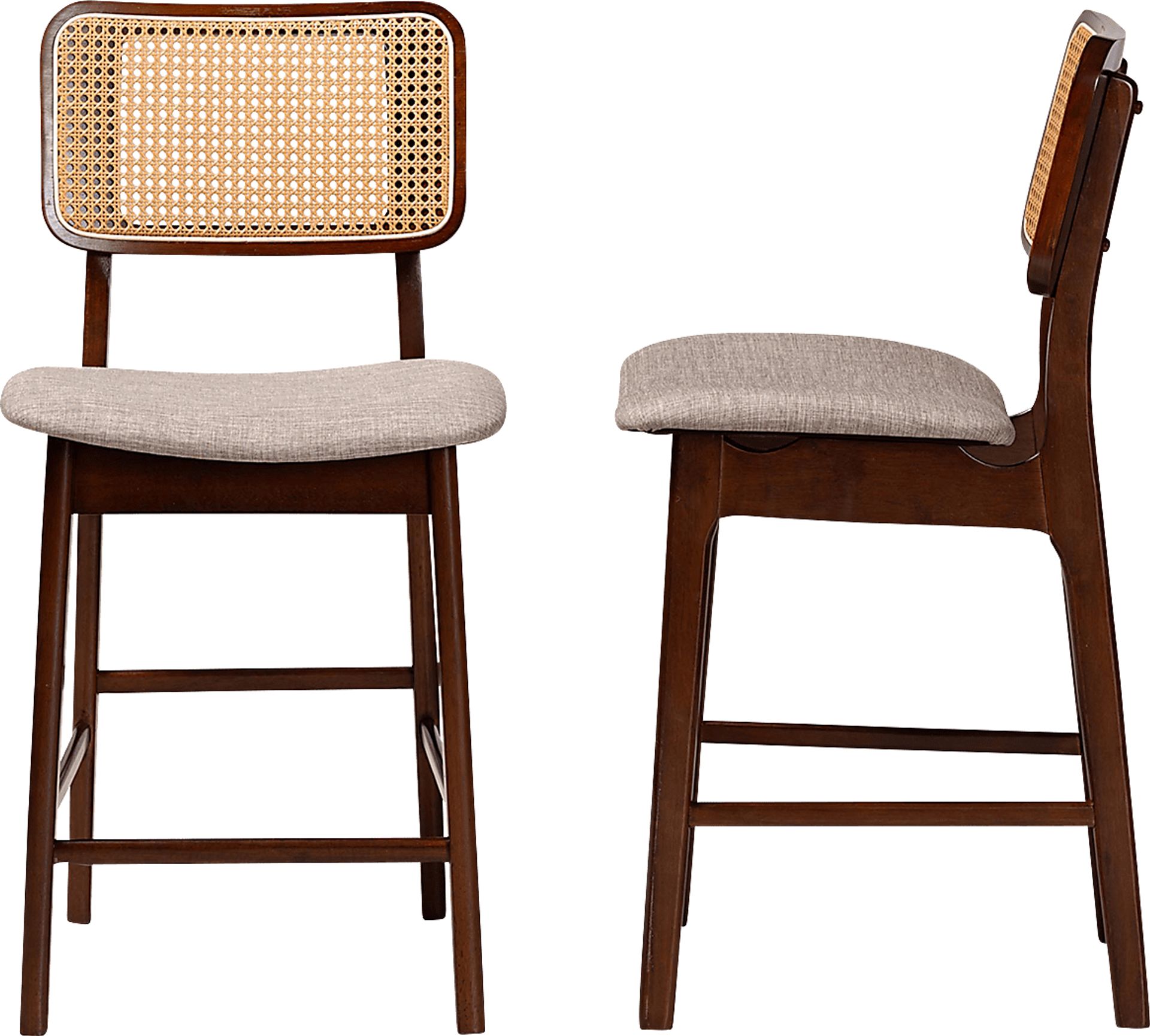 Ballardvale Walnut Brown Counter Stool, Set of 2 - Image 5