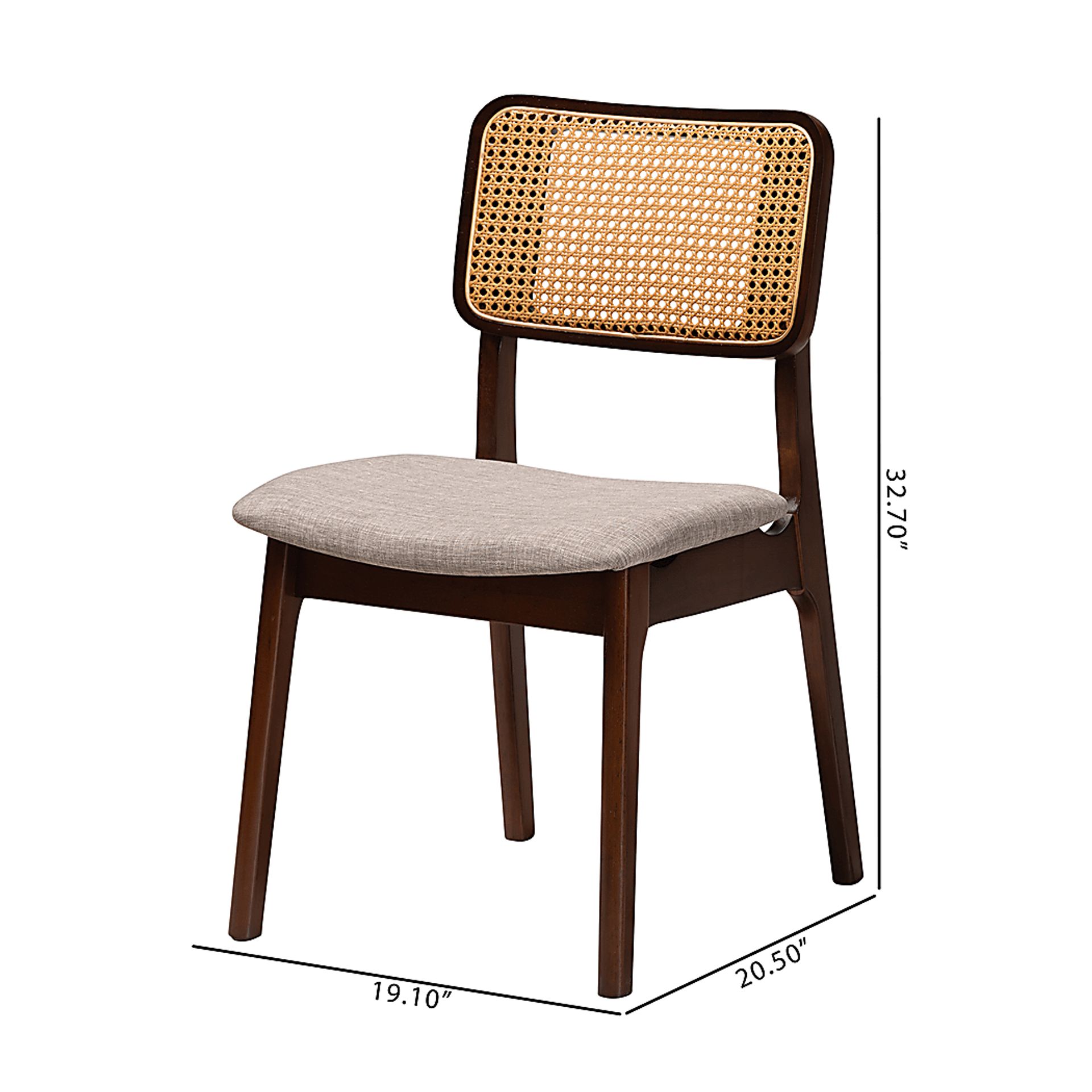 Ballardvale Walnut Brown Side Chair, Set of 2 - Image 8