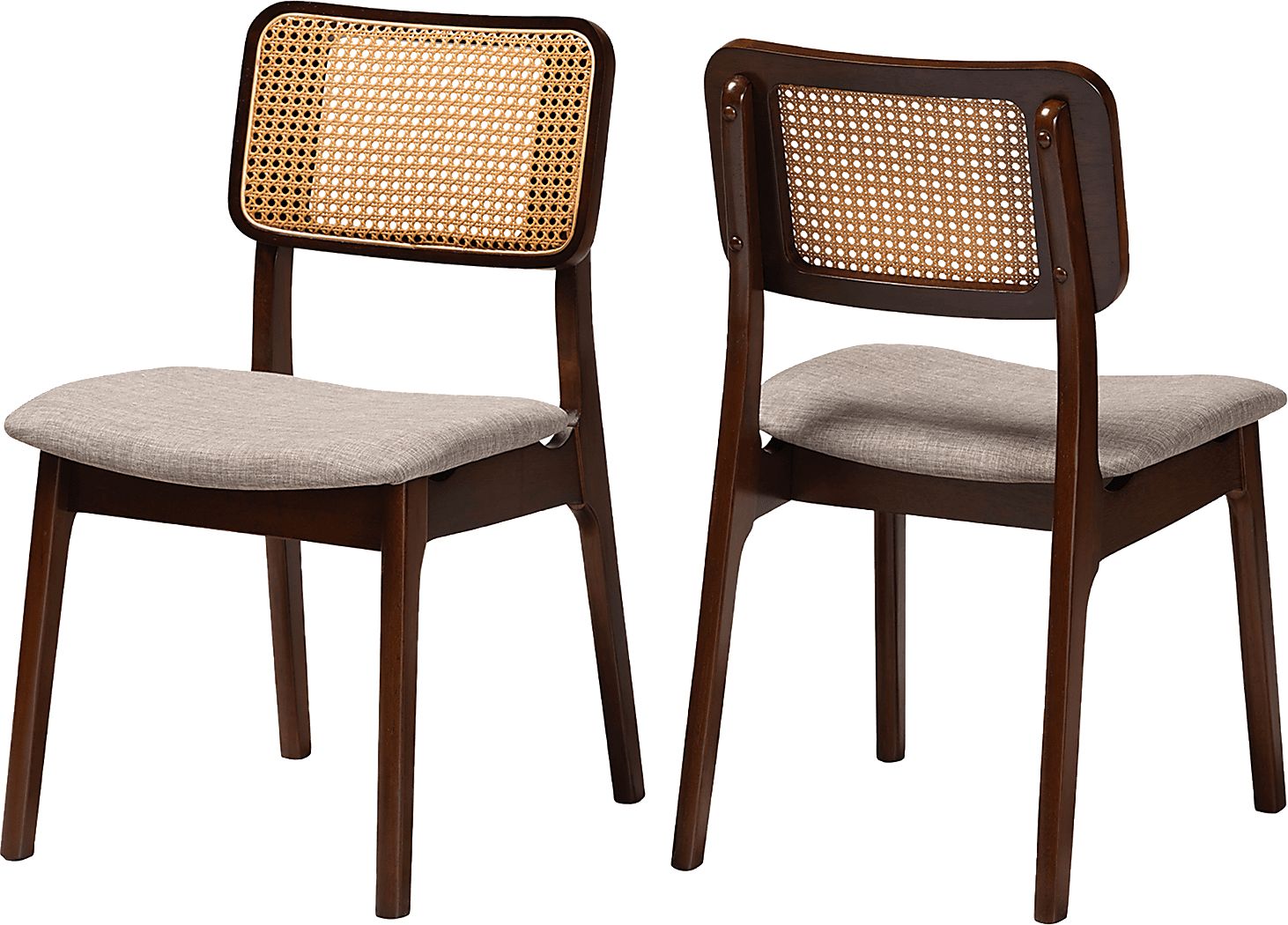 Ballardvale Walnut Brown Side Chair, Set of 2