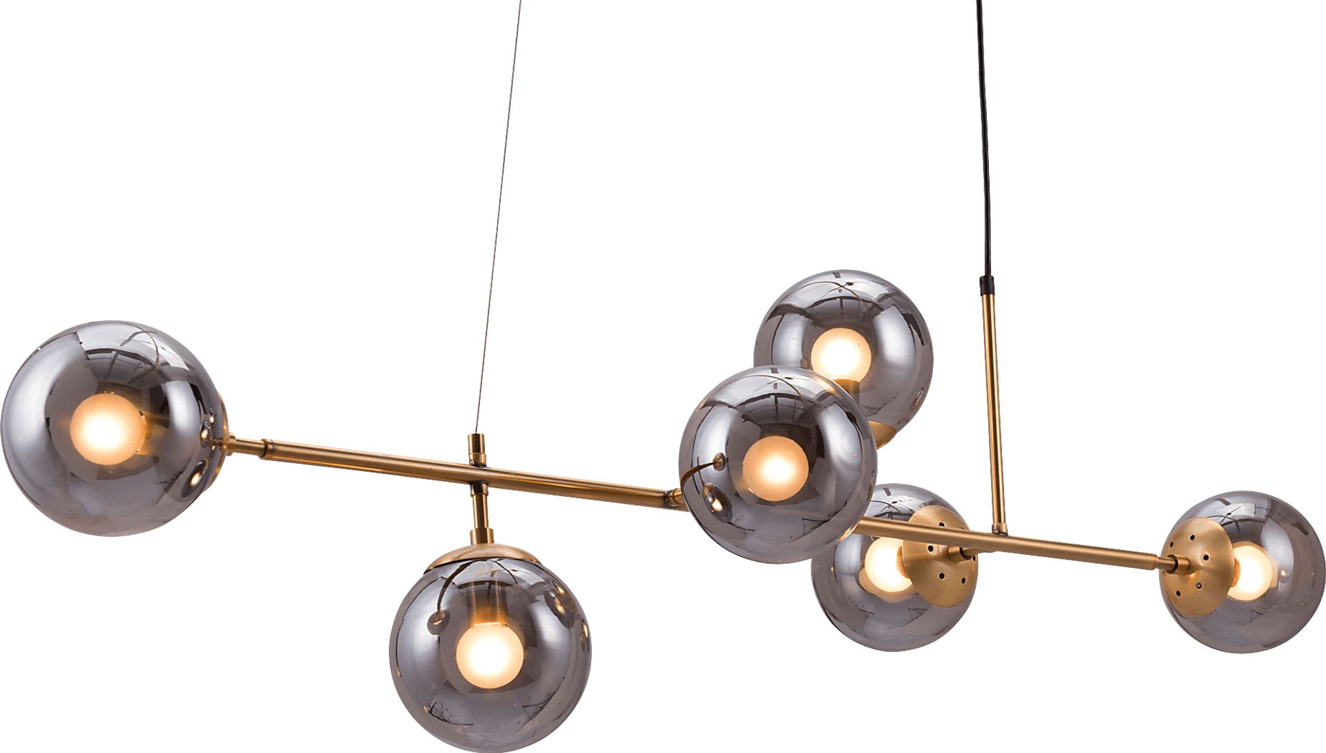 Ballast Cove Gold Chandelier - Image 1