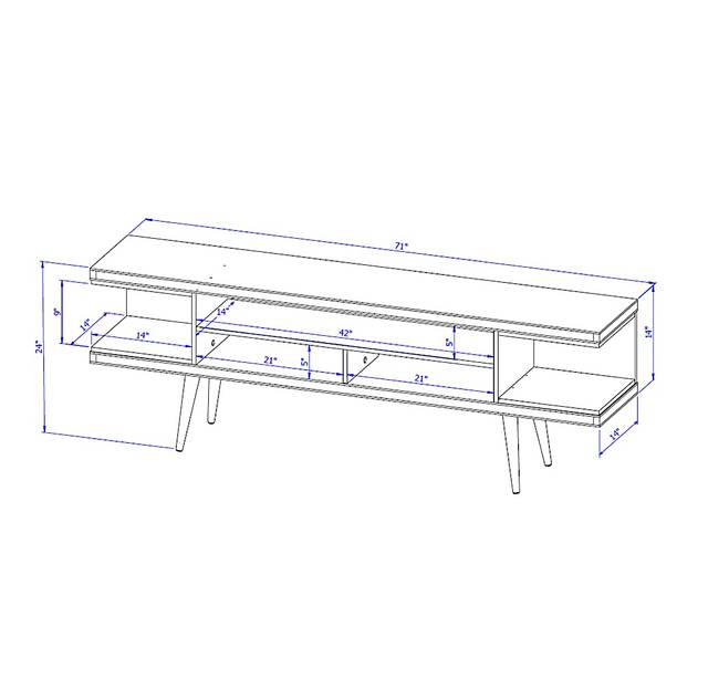 Ballater White 70 In. Console - Thumbnail - Image 8