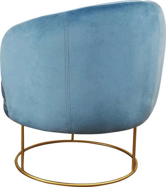 Balleigh Blue Accent Chair - Thumbnail - Image 4
