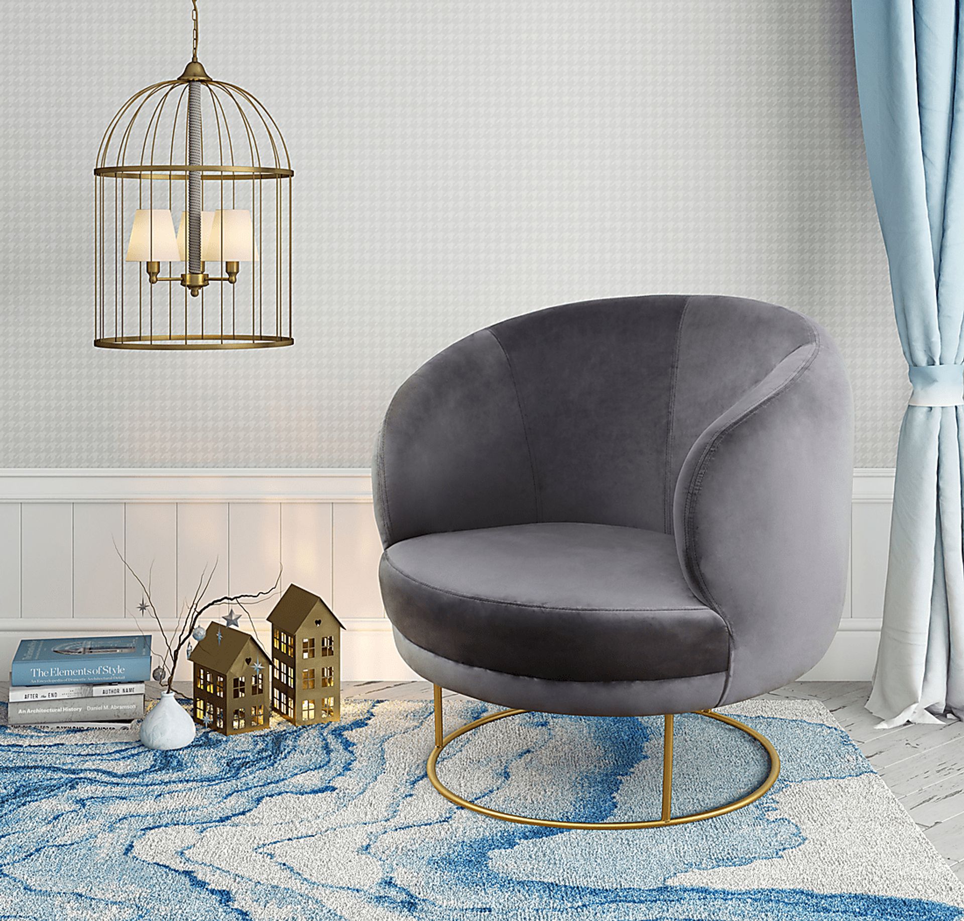 Balleigh Gray Accent Chair - Image 5