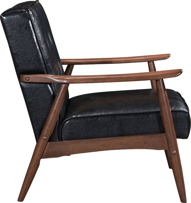 Ballencia Black Accent Chair - Thumbnail - Image 3