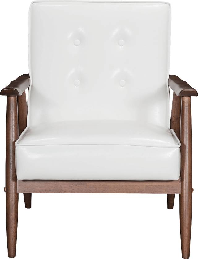 Ballencia White Accent Chair - Thumbnail - Image 2