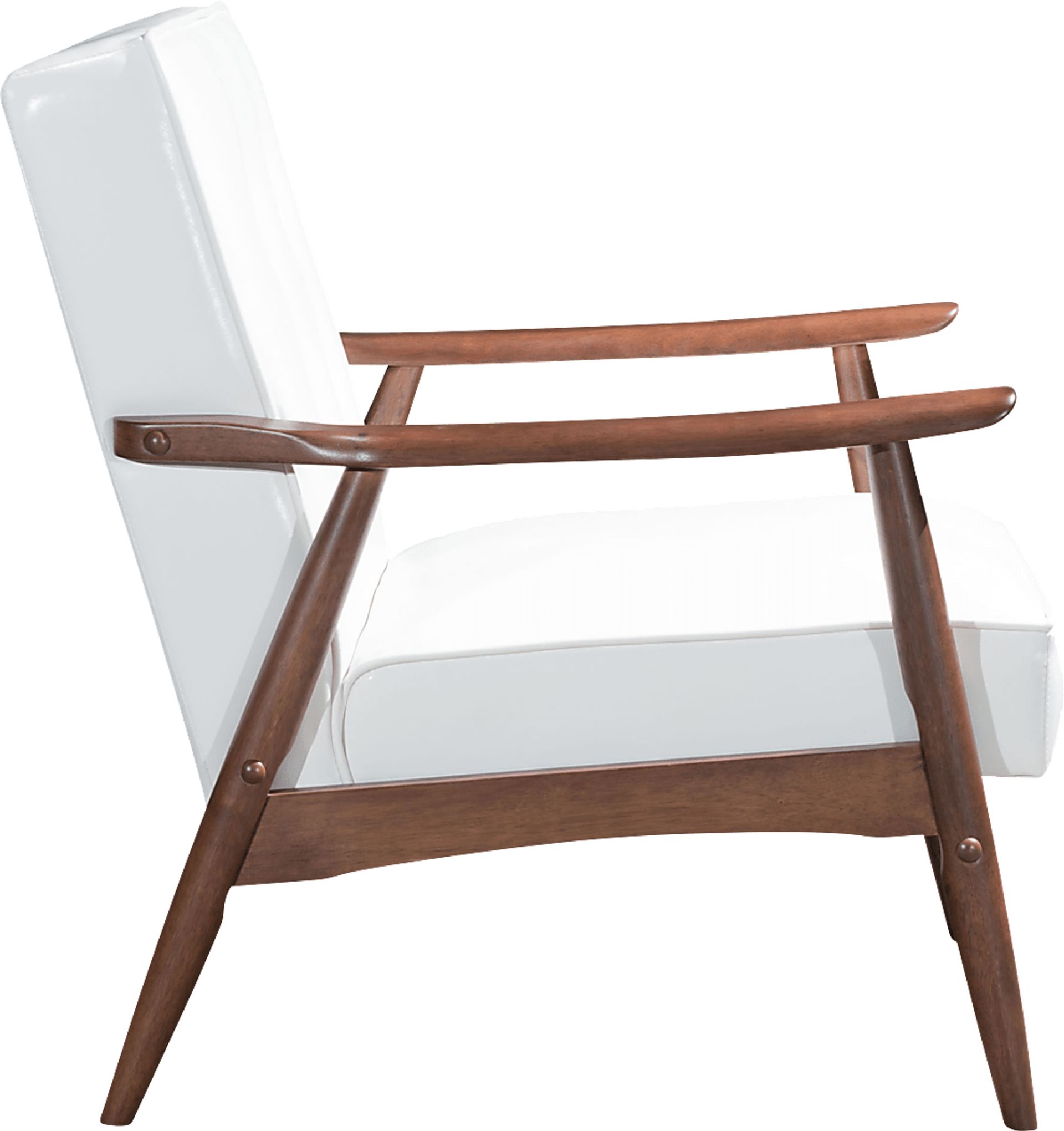 Ballencia White Accent Chair - Image 3