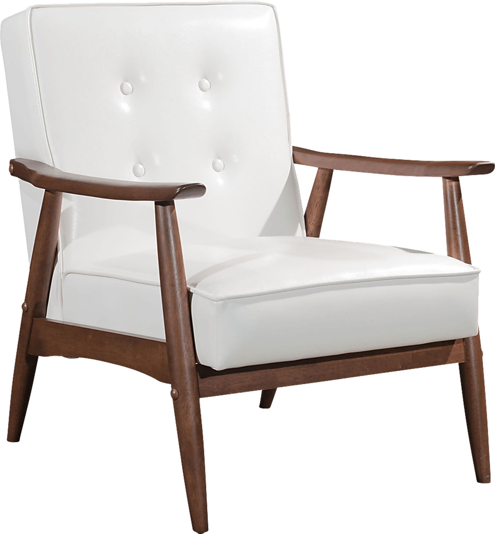 Ballencia White Accent Chair - Image 1