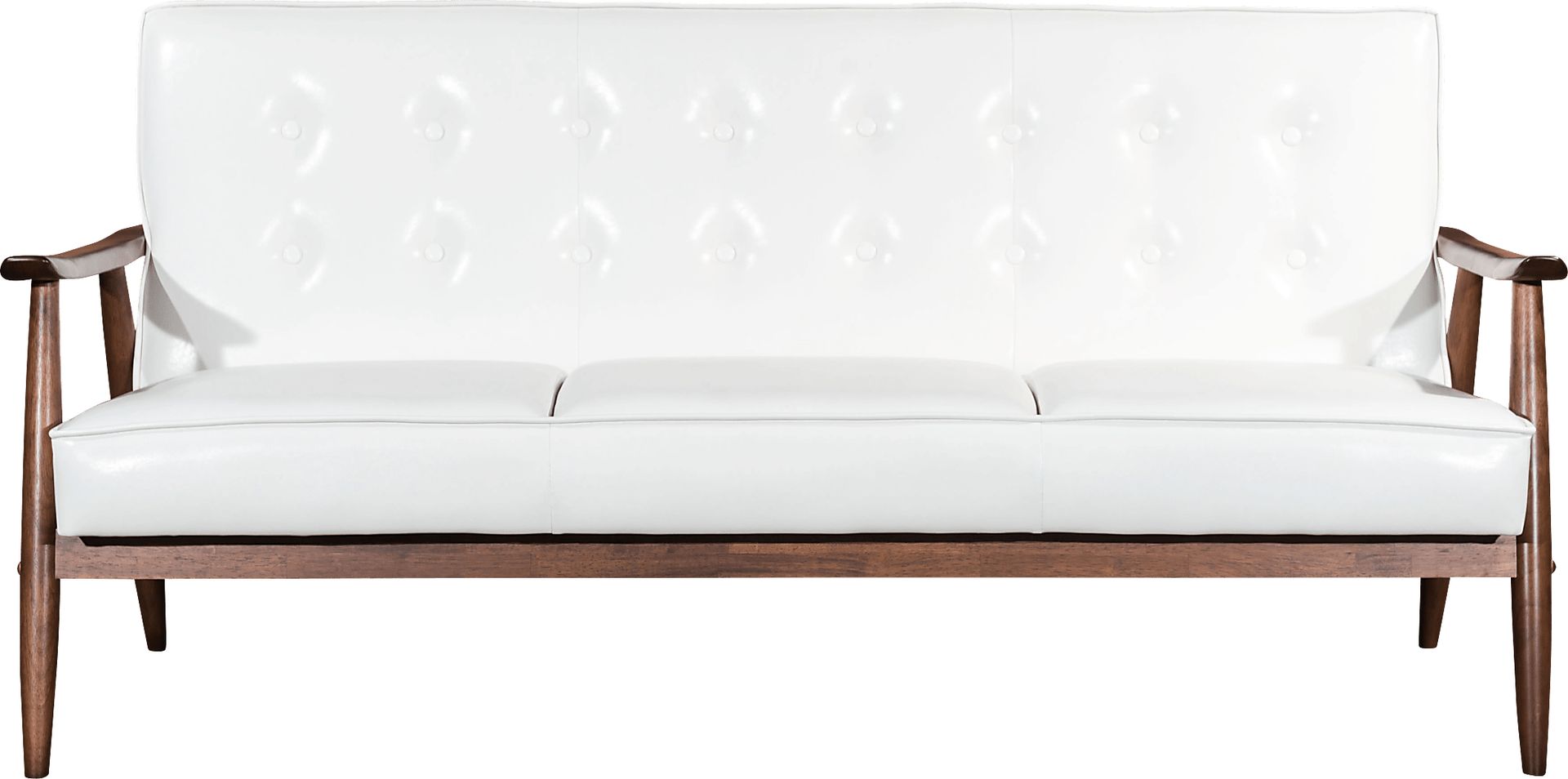 Ballencia White Settee - Image 2