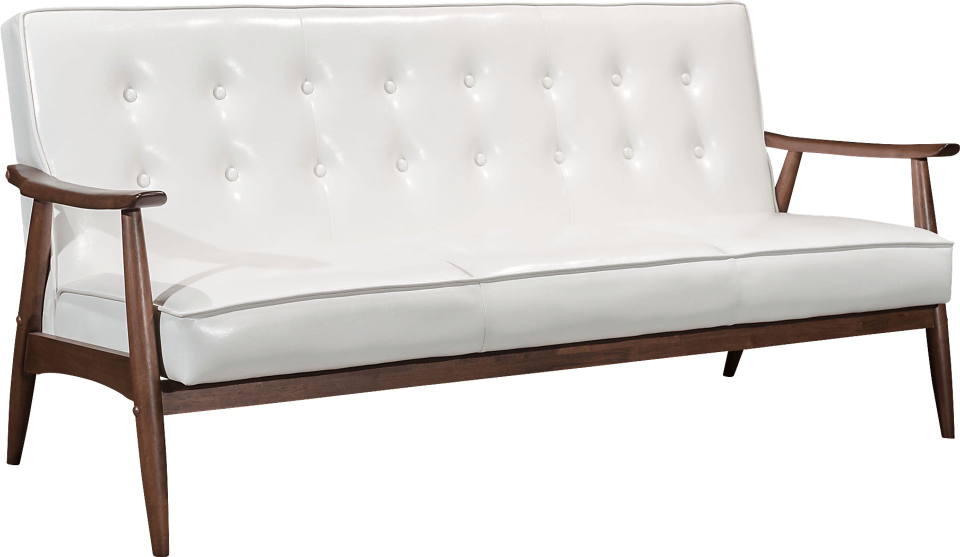 Ballencia White Settee - Image 1