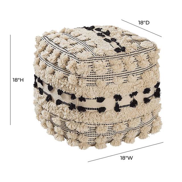 Ballera Beige Pouf - Thumbnail - Image 4