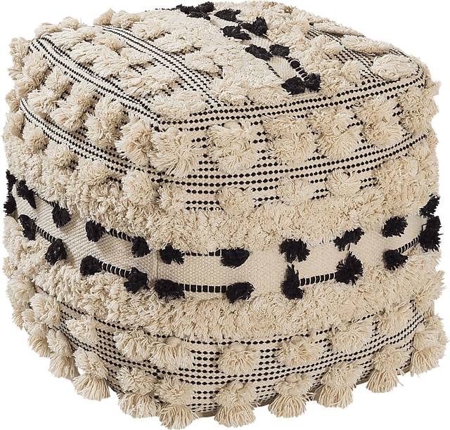 Ballera Beige Pouf - Thumbnail - Image 1