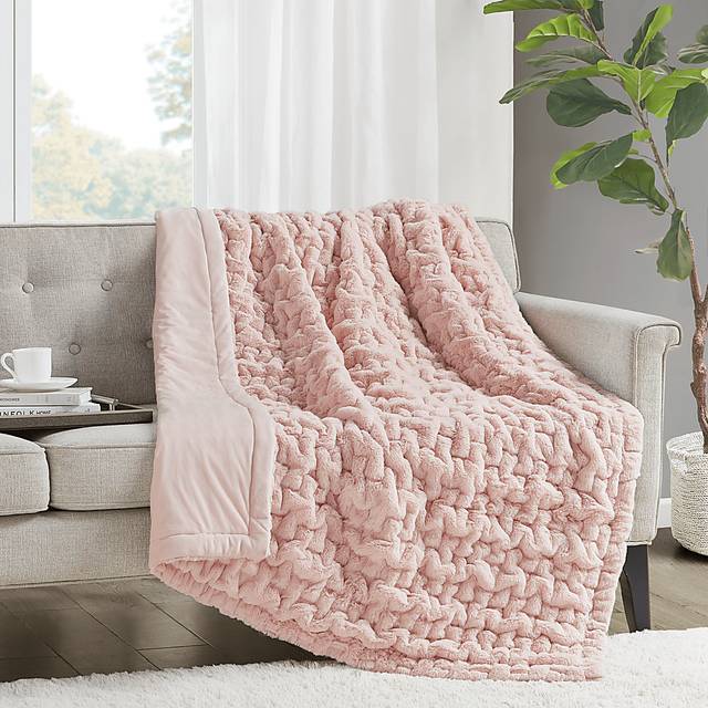 Balleyduff Blush Throw Blanket - Thumbnail - Image 1