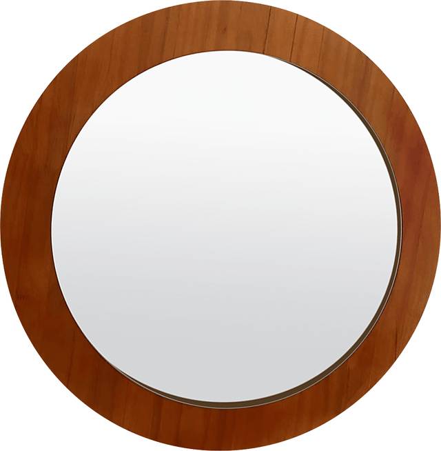 Ballie Brown Wall Mirror - Thumbnail - Image 1