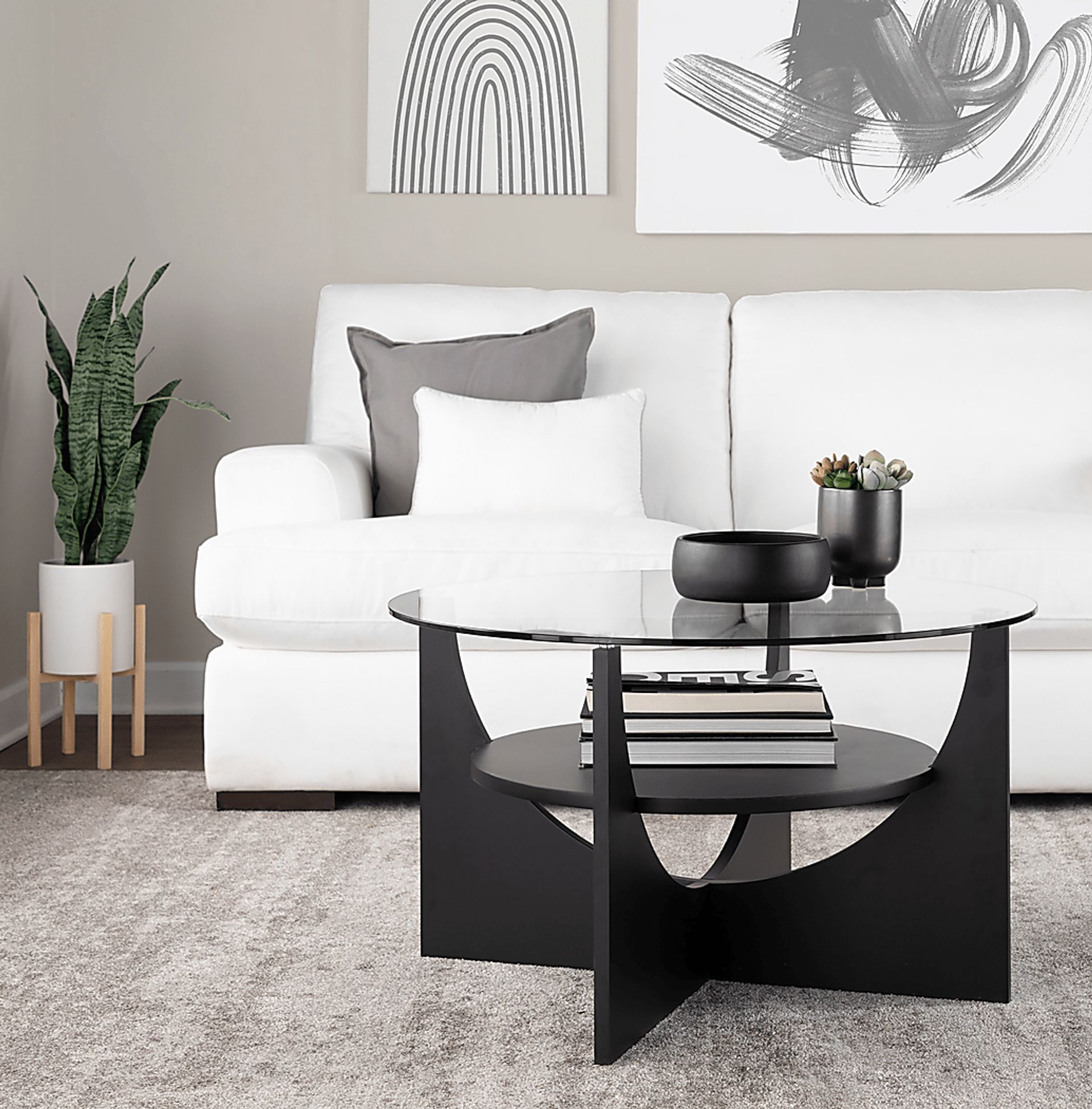 Ballinderry Black Cocktail Table - Image 2