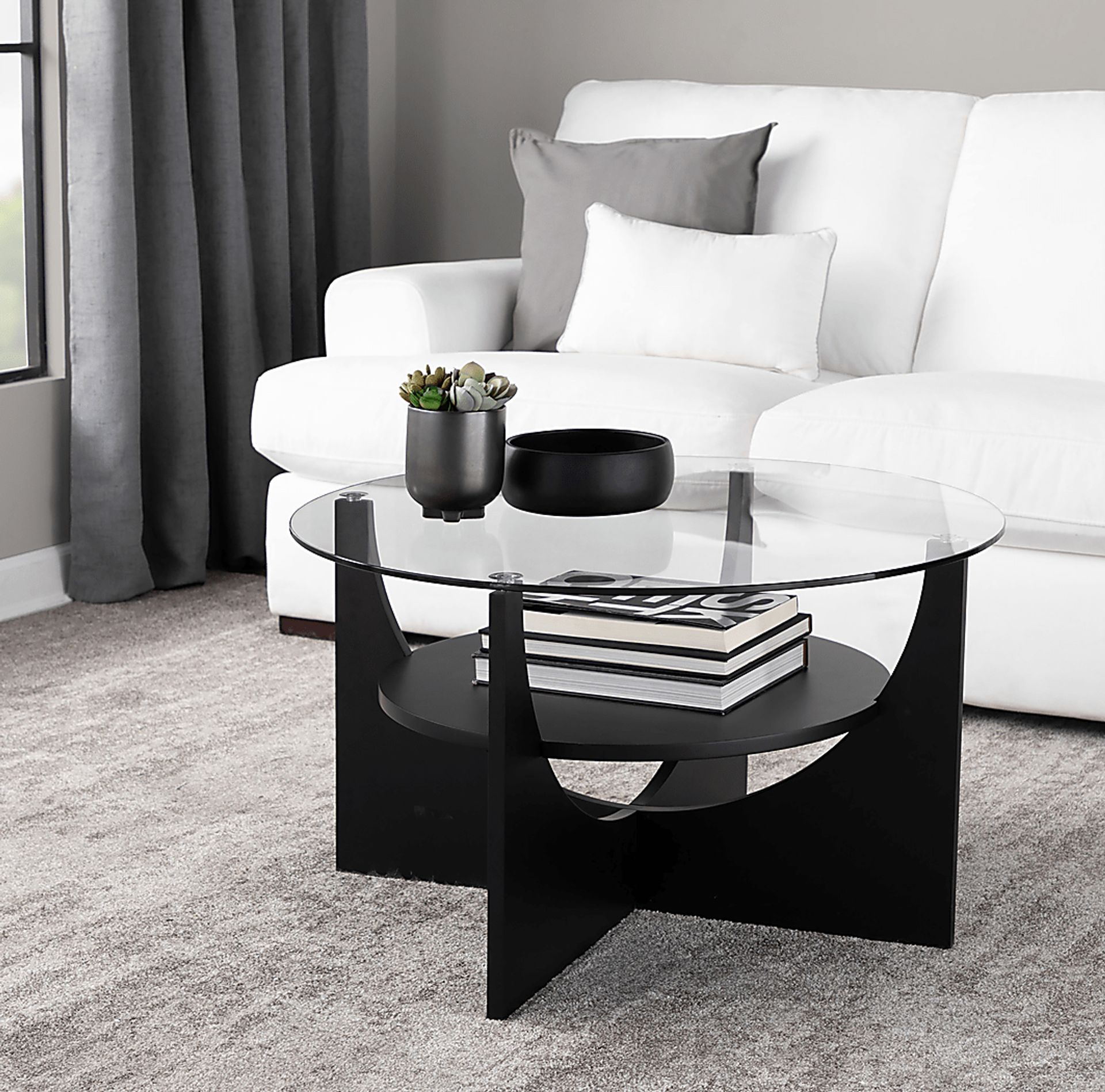 Ballinderry Black Cocktail Table - Image 3