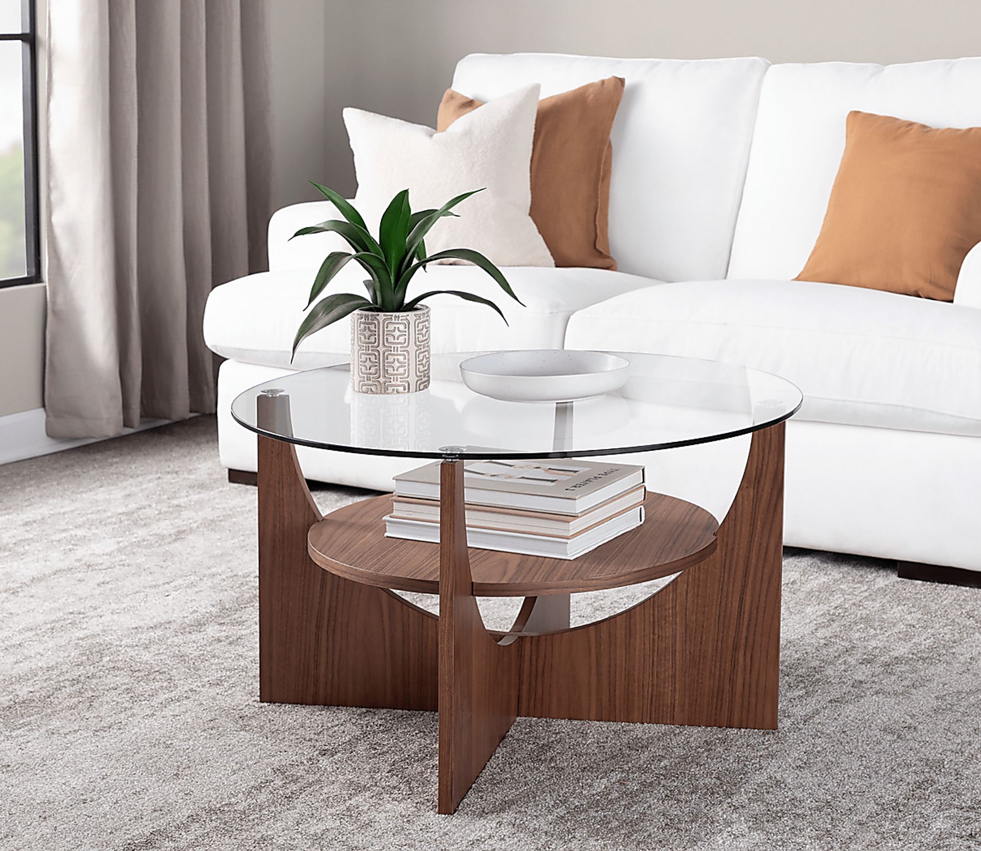 Ballinderry Walnut Cocktail Table - Image 2