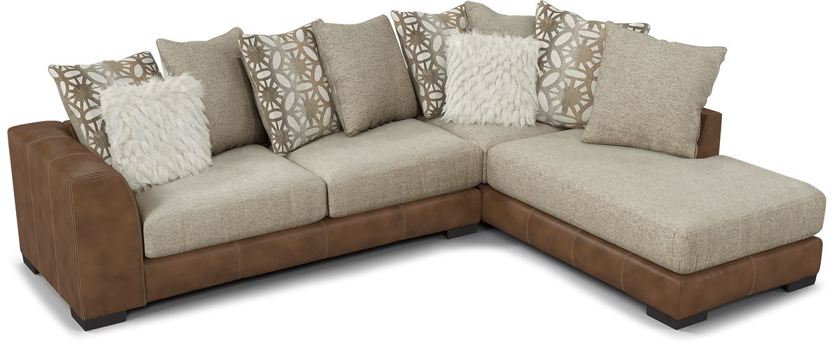 Ballinger Beige 6 Pc Sectional Living Room