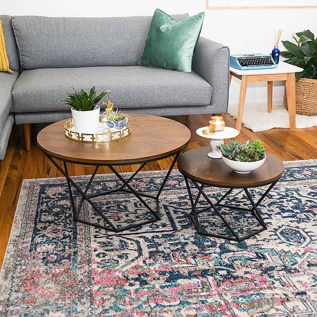Ballonnes Oak Nesting Tables - Thumbnail - Image 2