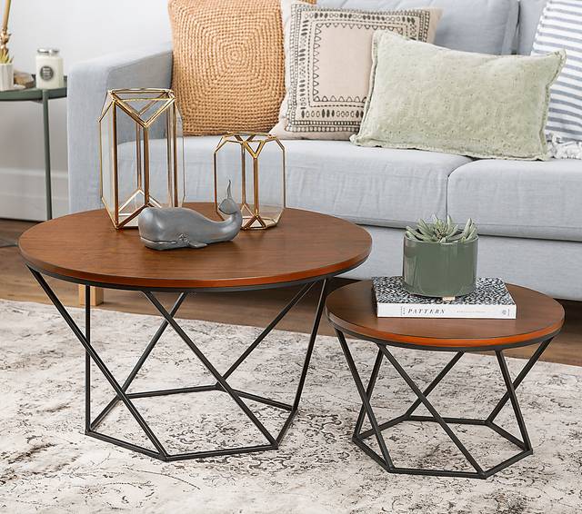 Ballonnes Walnut Nesting Tables - Thumbnail - Image 2