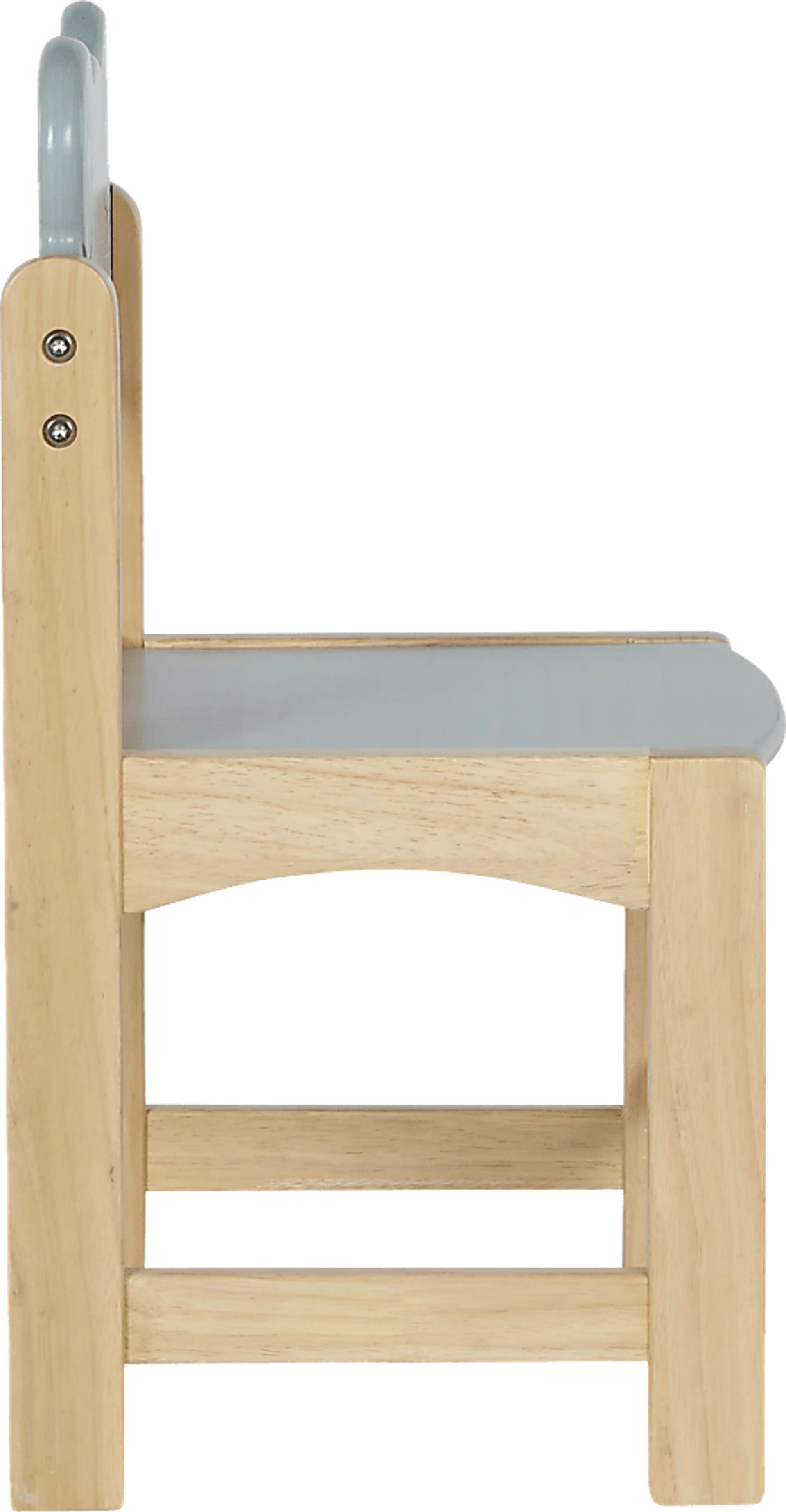 Ballou Natural 3 Pc Toddler Table Set - Image 10