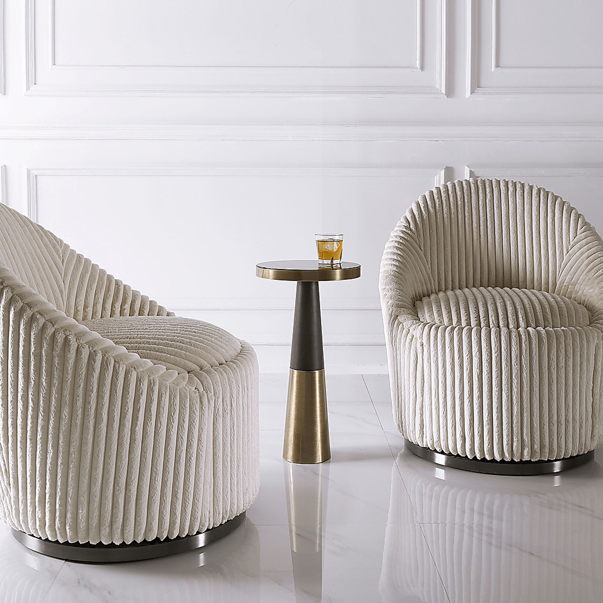 Ballston Brass Accent Table - Image 4