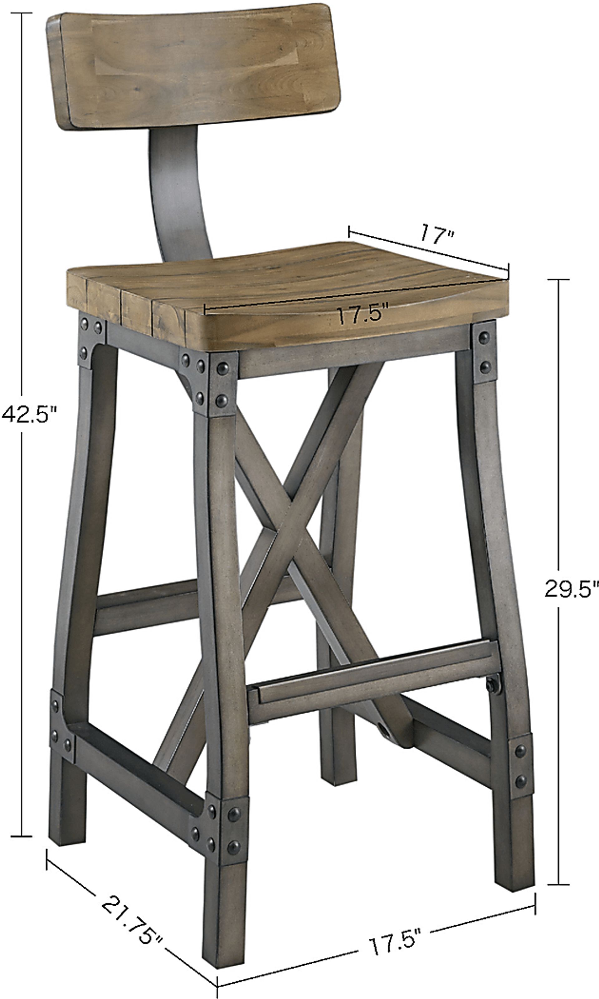 Ballybunion Oak Barstool - Image 8