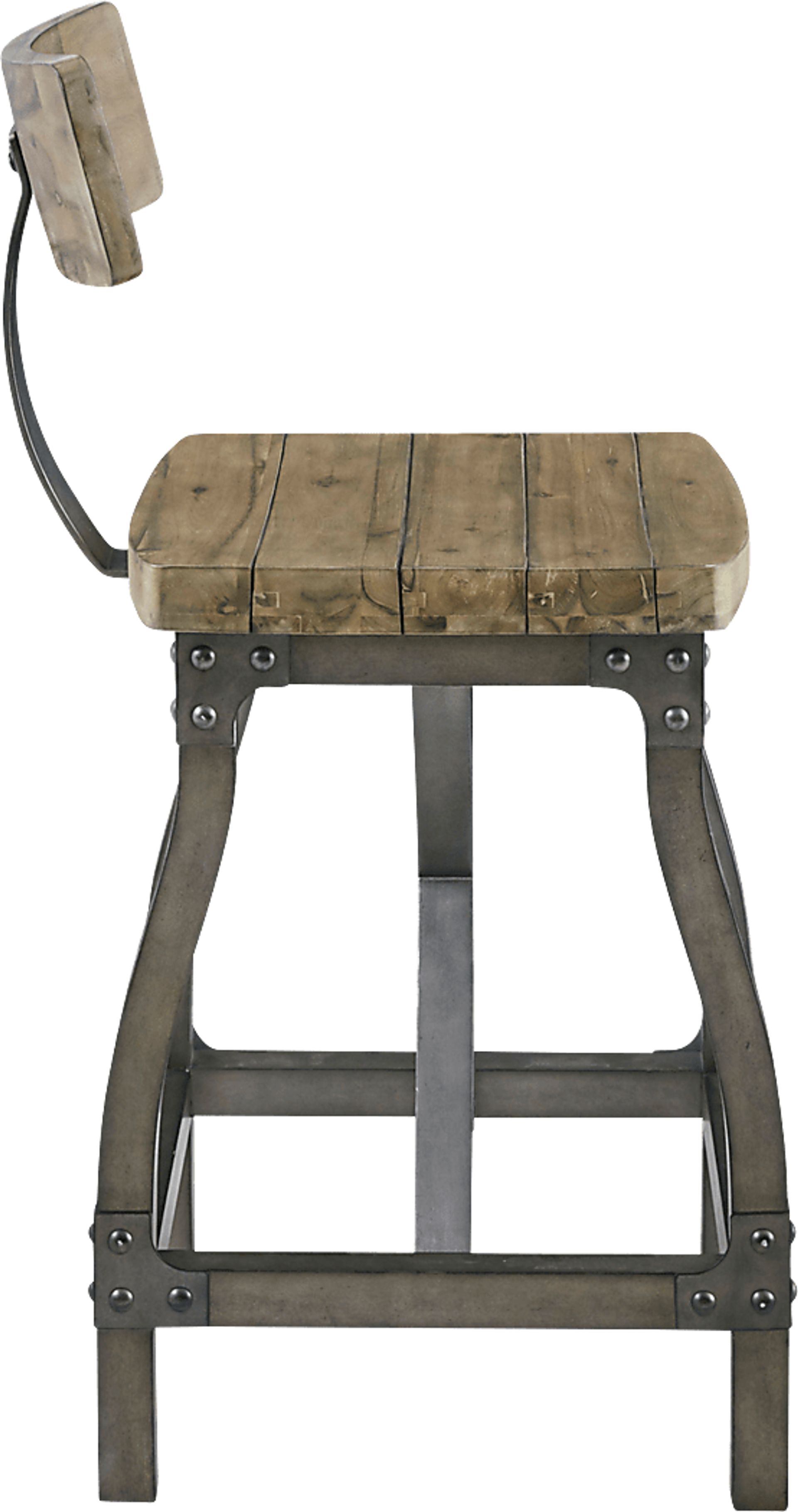 Ballybunion Oak Counter Height Stool - Image 3