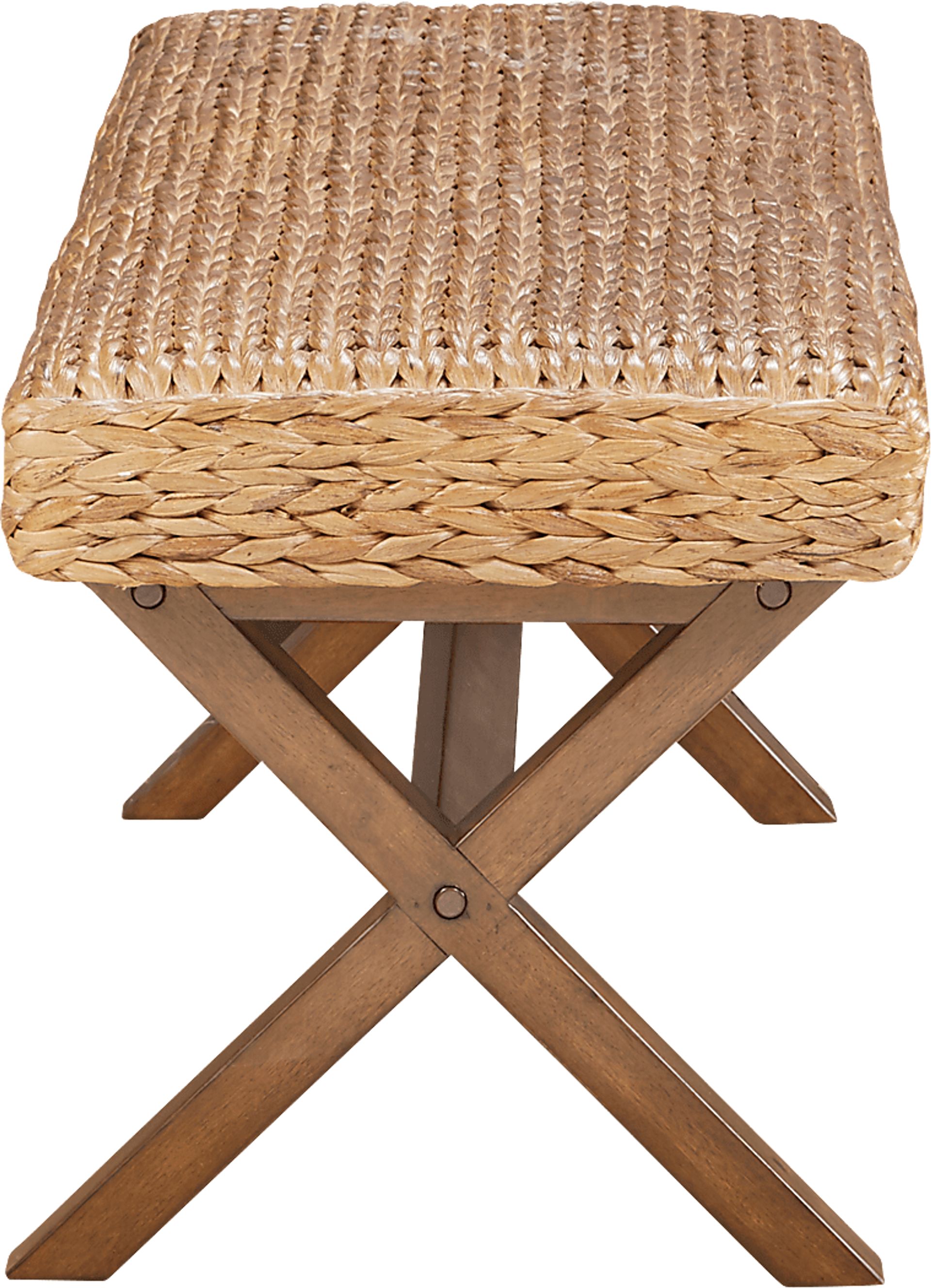Ballyclarc Brown Accent Bench - Image 3