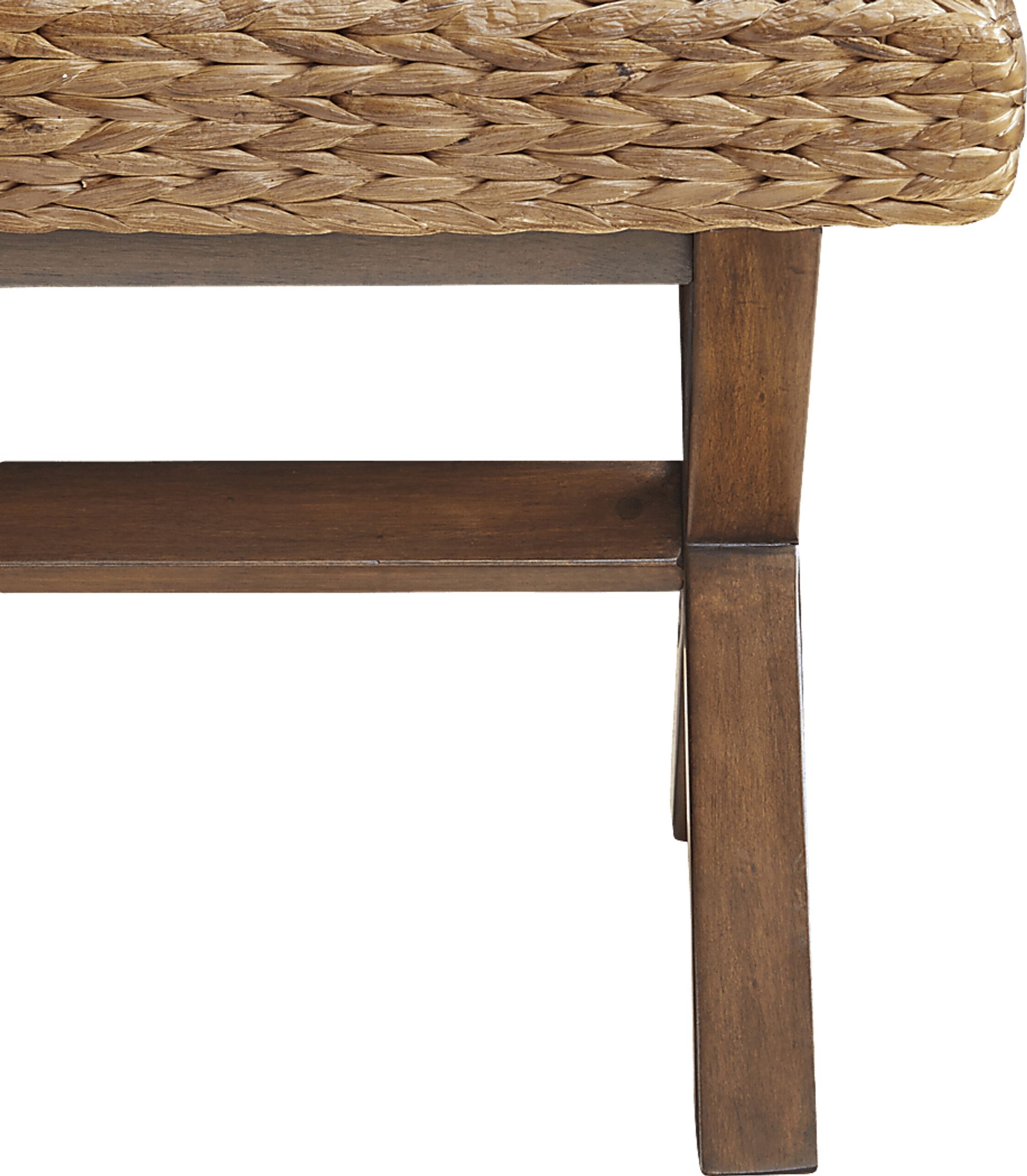 Ballyclarc Brown Accent Bench - Image 5