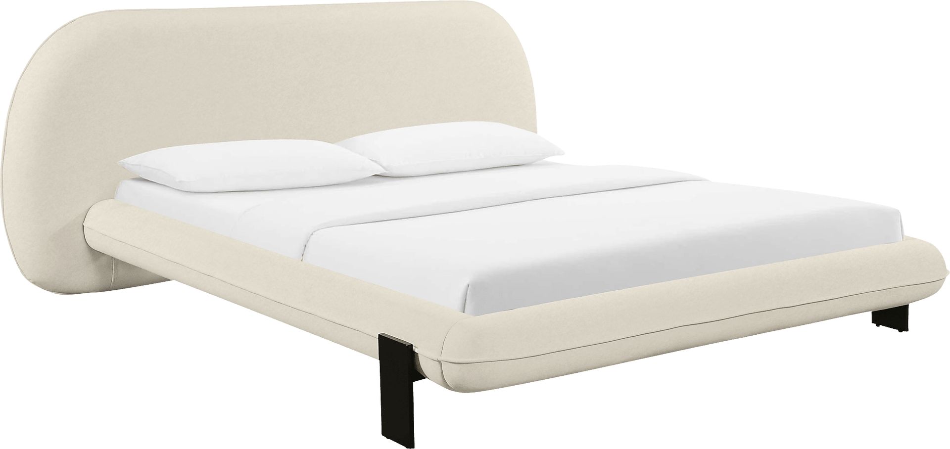 Ballycor Cream Queen Bed - Image 1