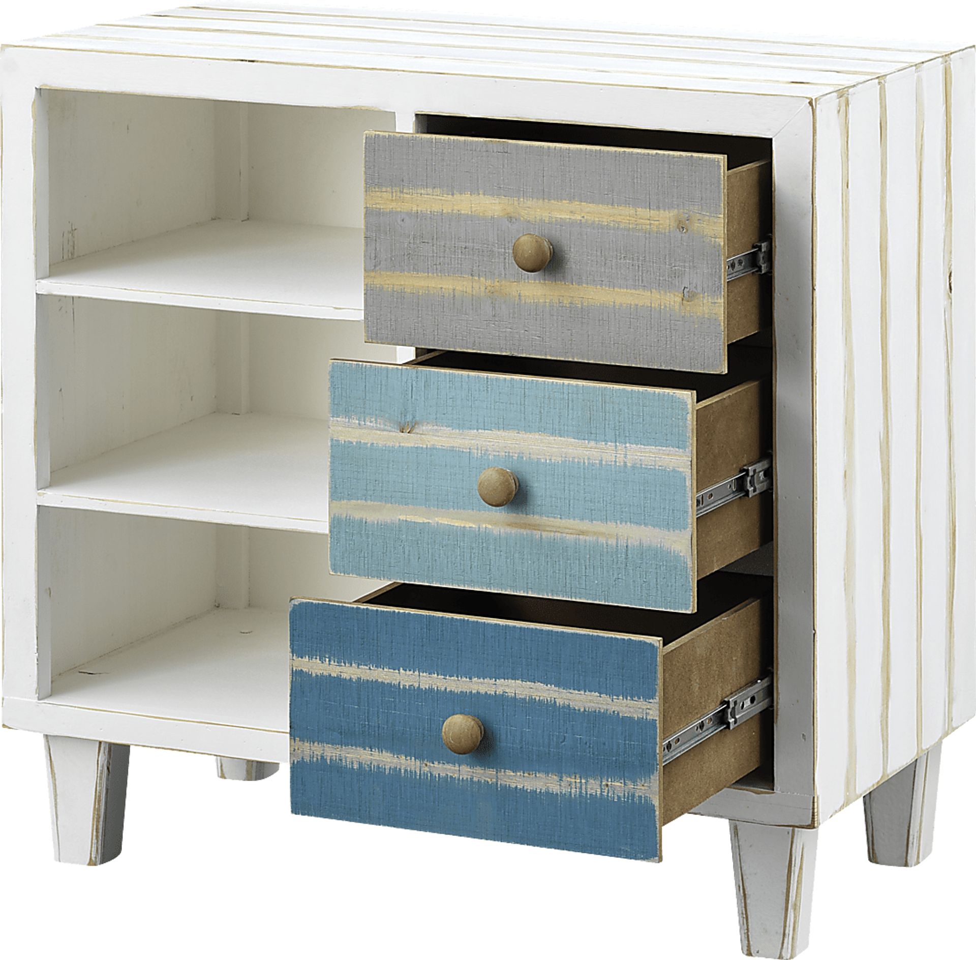 Balmorai White Accent Cabinet - Image 3