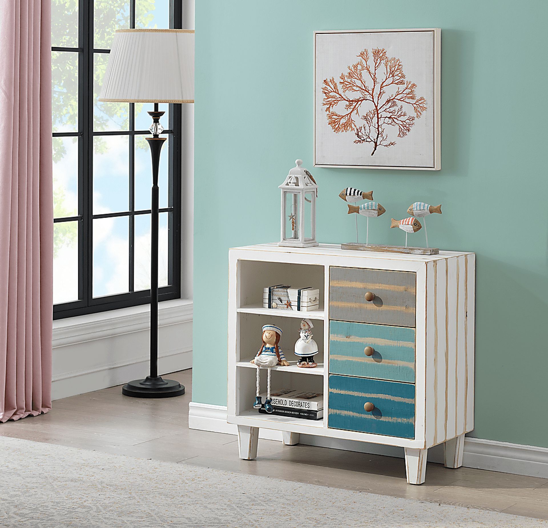 Balmorai White Accent Cabinet - Image 5