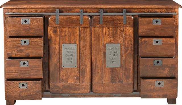 Balmorhea Brown Credenza - Thumbnail - Image 4