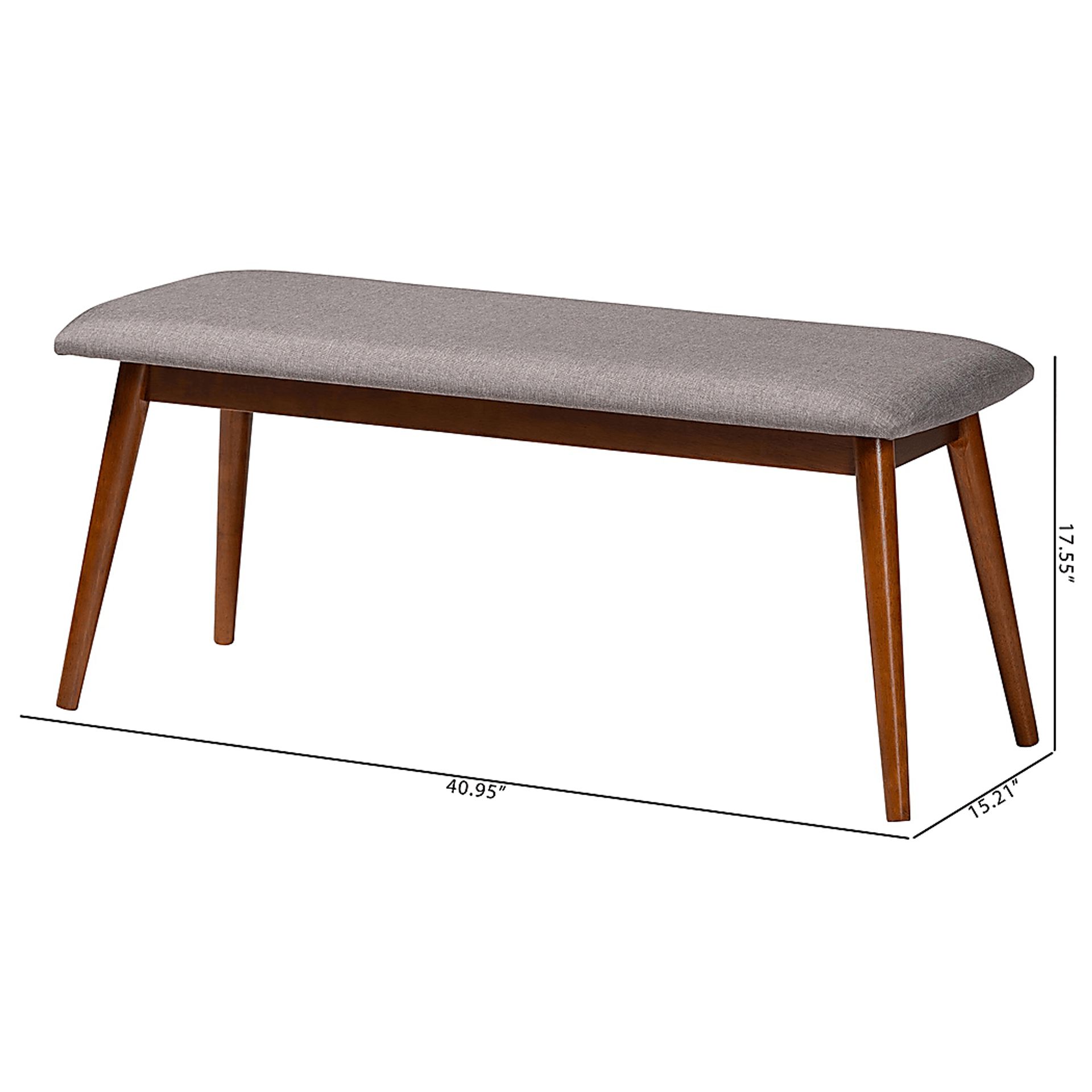 Balmorhea Brown Dining Bench - Image 7