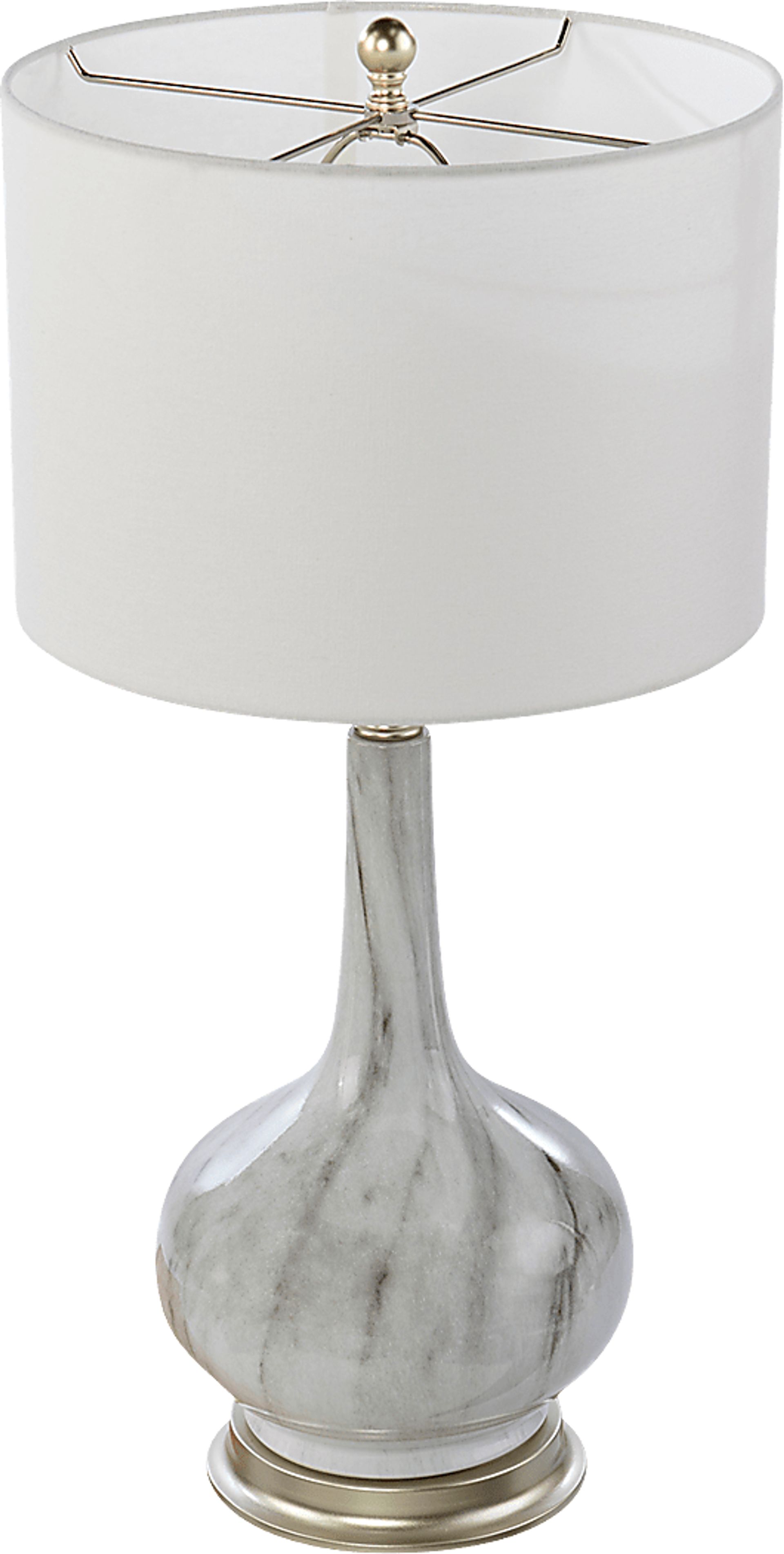 Balnor White Table Lamp - Image 2