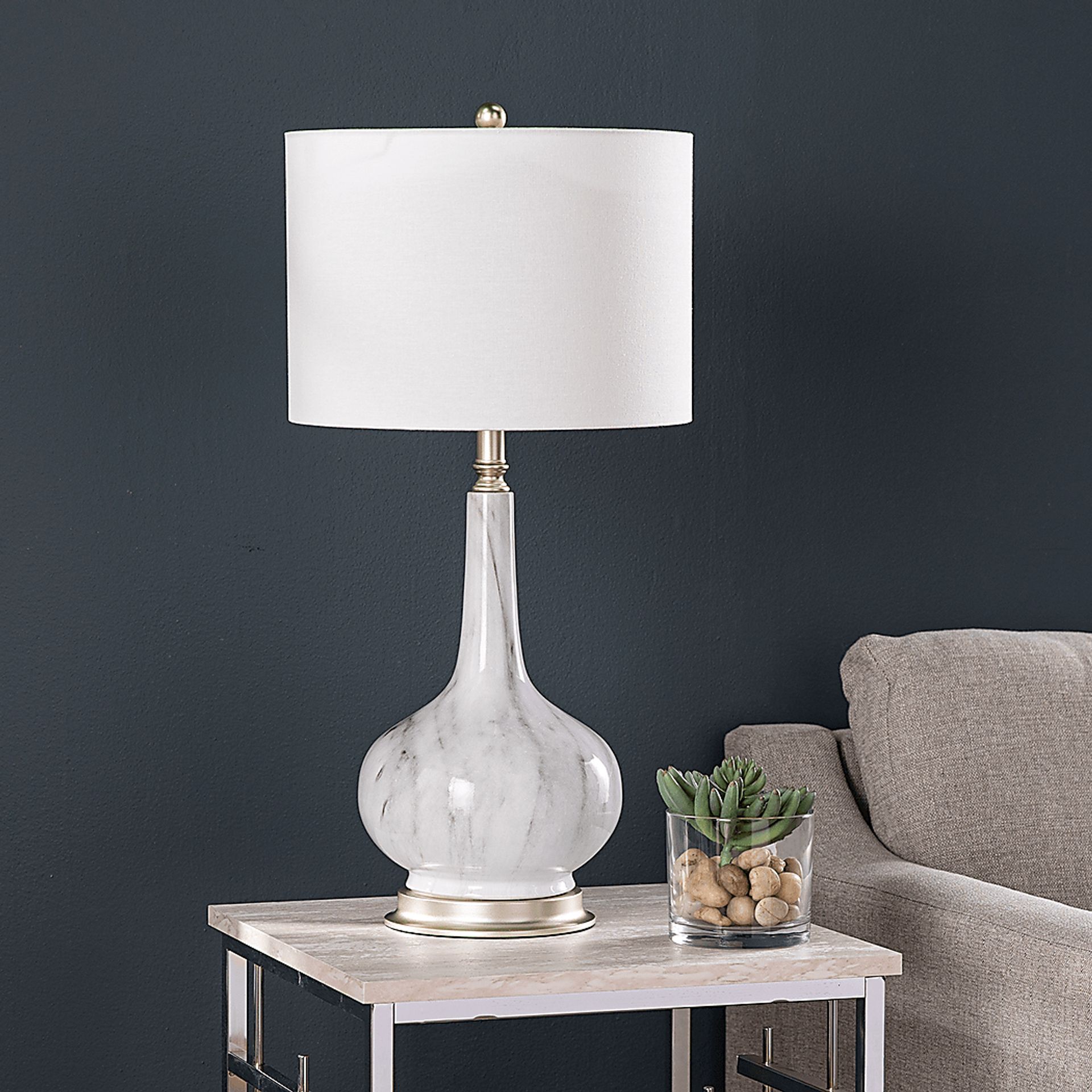 Balnor White Table Lamp - Image 5
