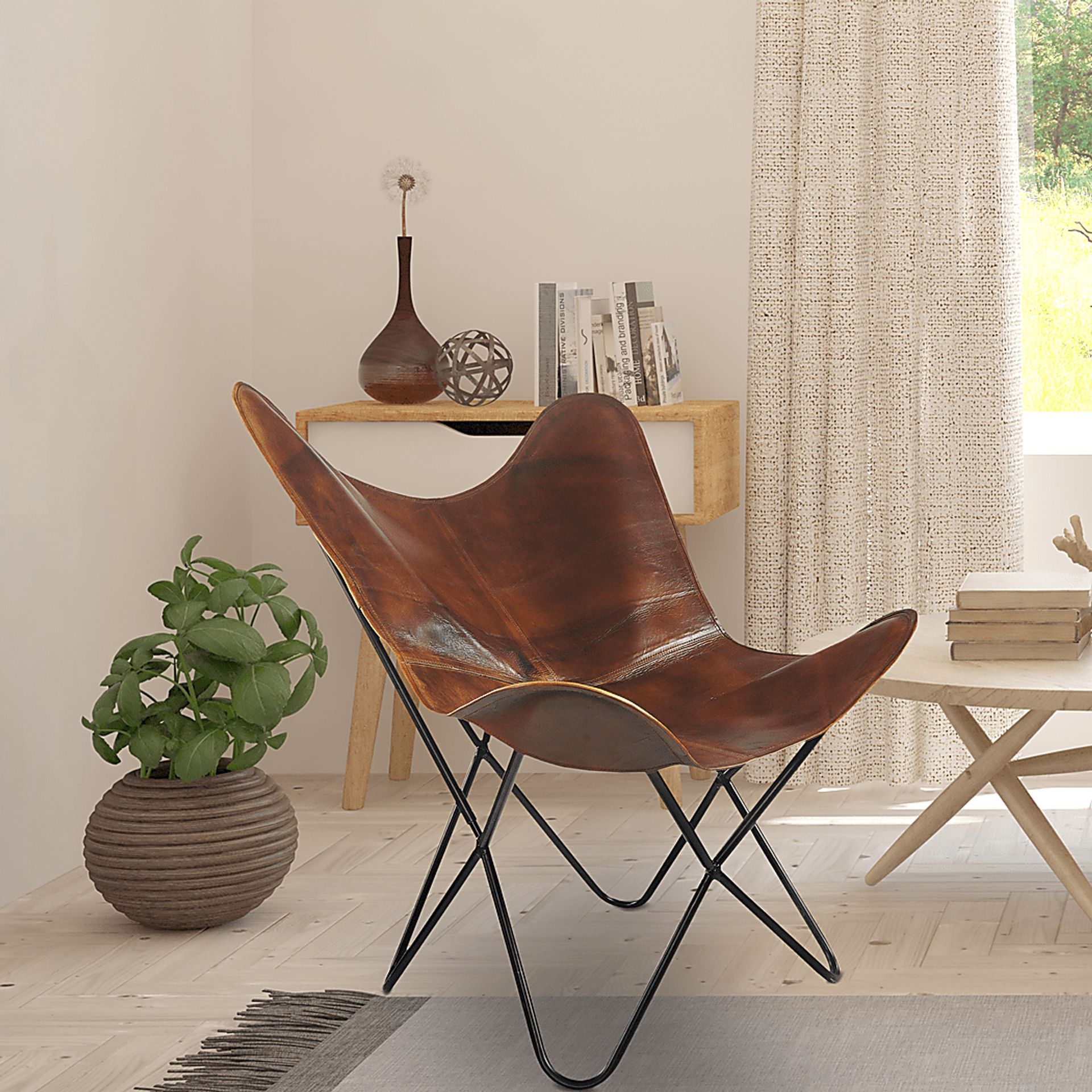 Balom Brown Accent Chair - Image 2