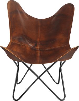 Balom Leather Accent Chair