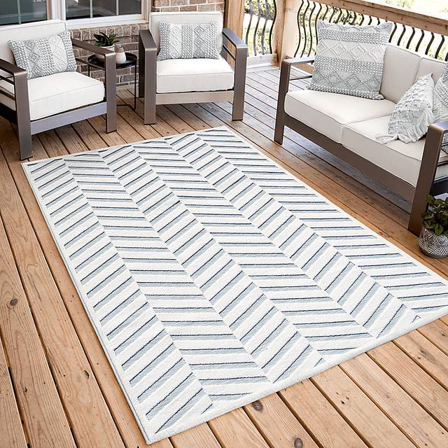 Balomine White 7'9 x 10'10 Rug - Thumbnail - Image 9