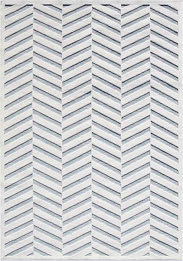 Balomine White 7'9 x 10'10 Rug - Thumbnail - Image 1