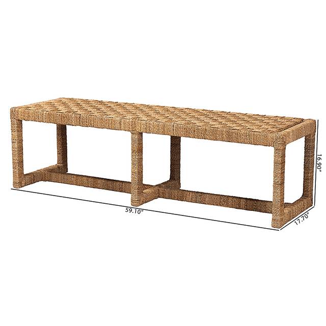 Balsamy Brown Accent Bench - Thumbnail - Image 8