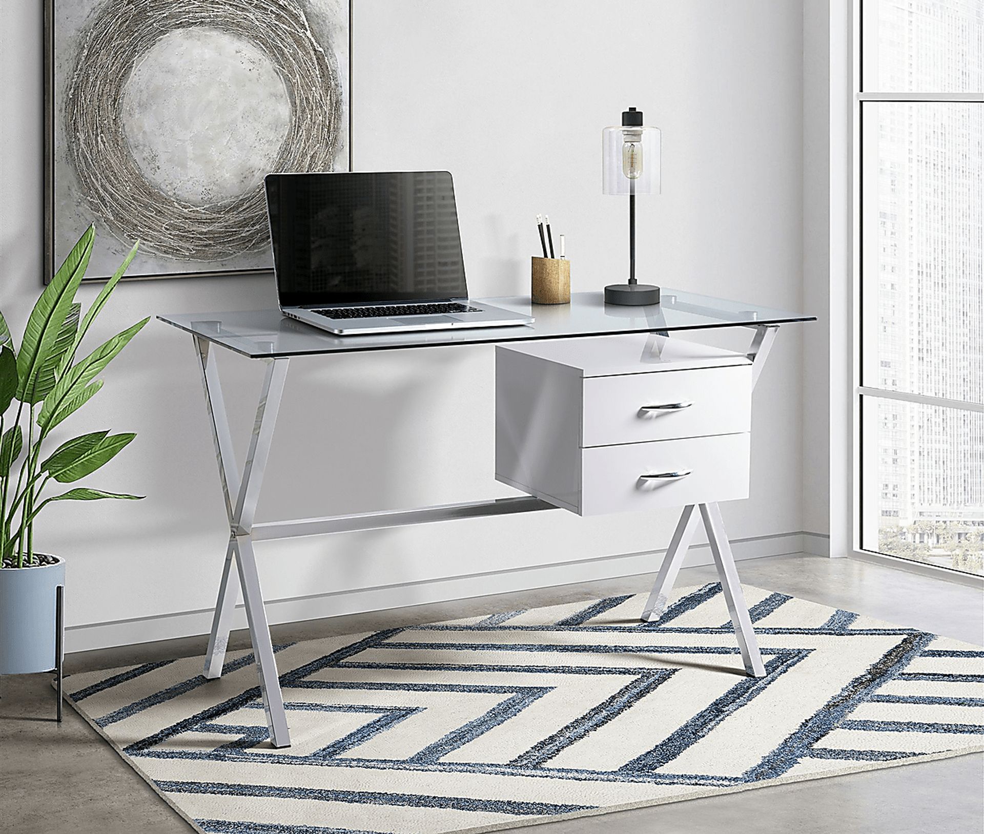 Balsawood White Desk - Image 9