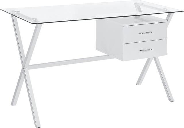 Balsawood White Desk - Thumbnail - Image 1