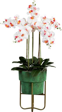 Balsinger II White Silk Floral