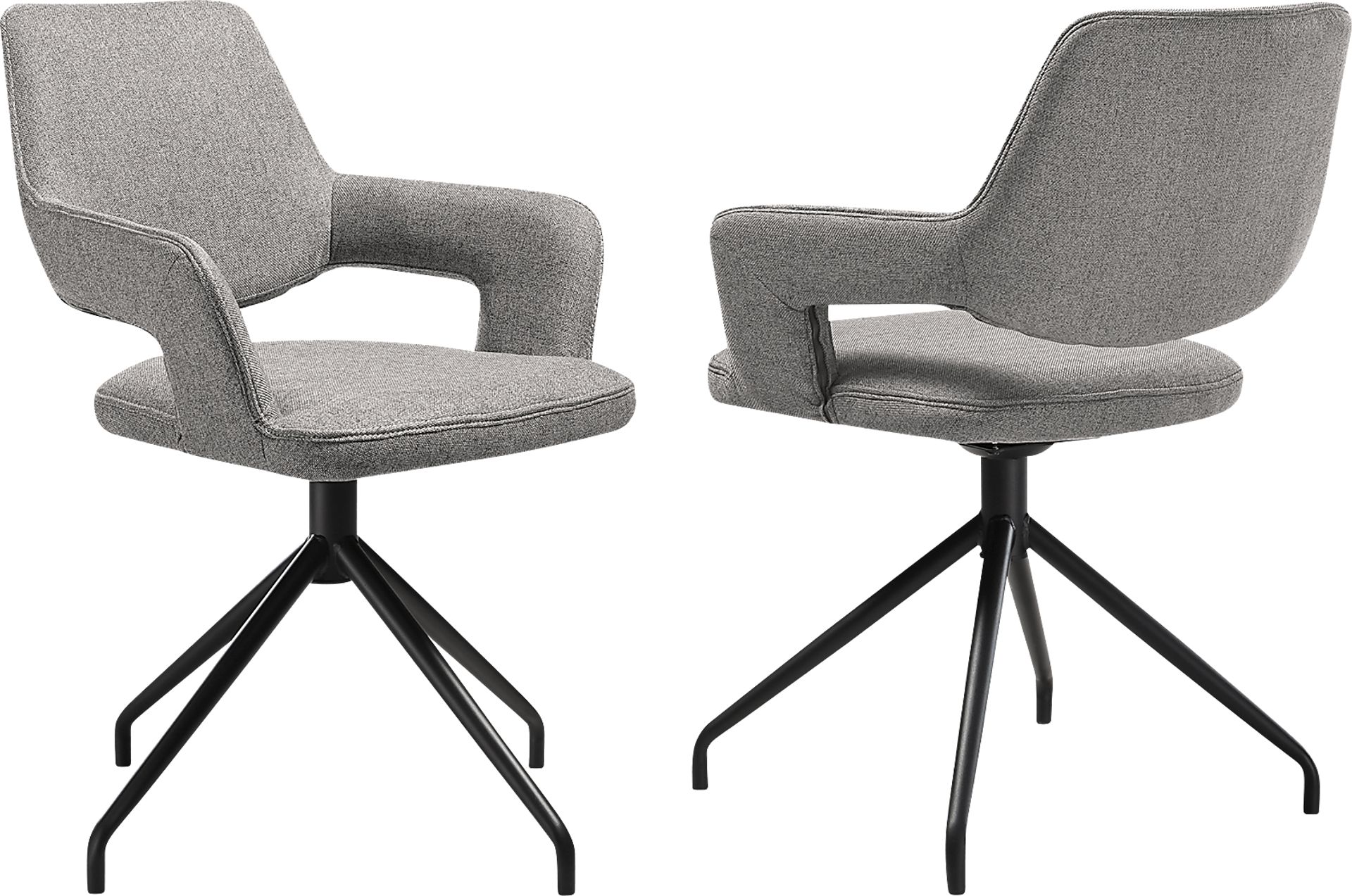 Baltara Gray Arm Chair, Set of 2 - Image 1