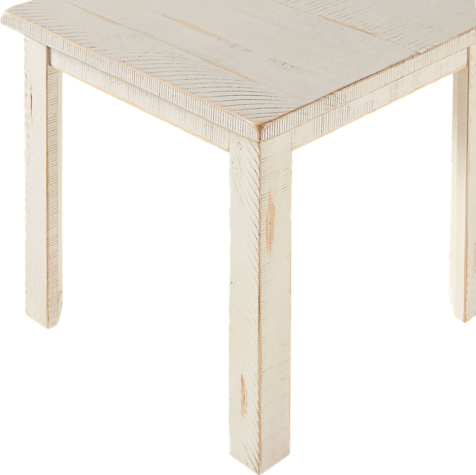 Baltazar White End Table - Image 2