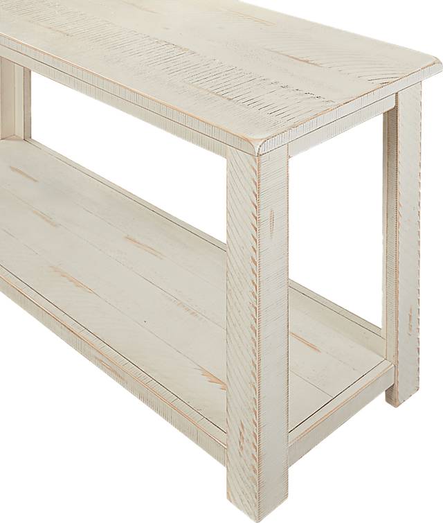 Baltazar White Sofa Table - Thumbnail - Image 2